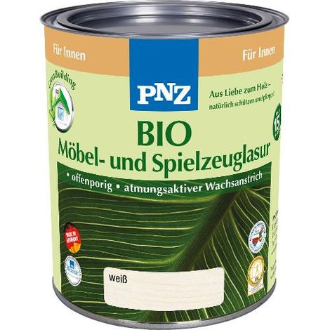 PNZ Bio Möbel- und Spielzeuglasur (eiche, 0,75 L) (1/2)