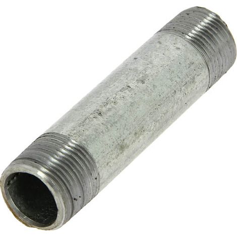 Virfollet – Raccord mâle à visser fonte galva – Longueur 100mm – Pression 25 bars – Température -20 à 120°C
