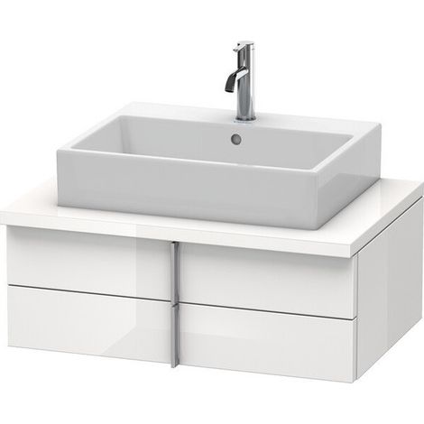 Meuble bas console VERO 285x800x518mm pin argenté