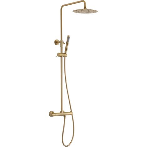 Sapho - Set doccia termostatico, oro opaco KU139GB (1/5)