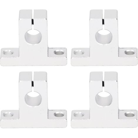 4-teilige Linearführungshalterung aus Aluminium für 10-mm-Wellen SK10 mit Klemmstange