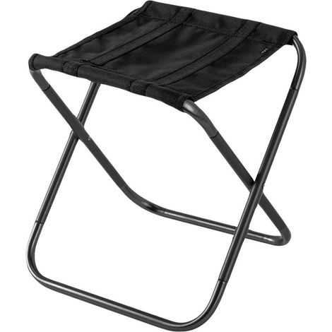 Faltbarer hocker mini - schwarz (1/5)