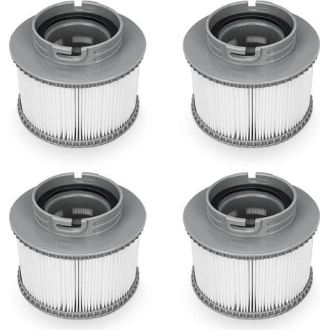Lafiucy Ersatzfilter für MSPA FD2089, Filterkartuschenpumpe für Schwimmbad-Hot-Subs und Spas, 4 Stück - Crezuo