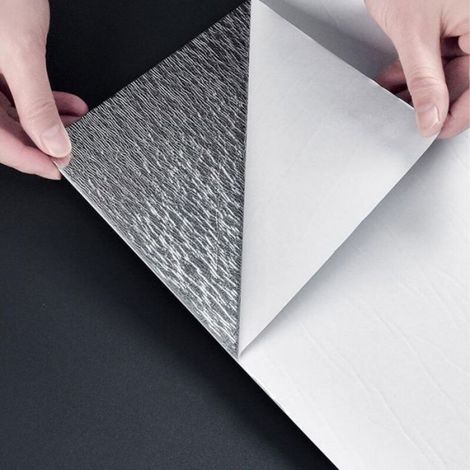 24PCS Plus épais Adhesive pour Cuisine Salle de Bain, 30x30 cm, Carrelage Autocollant Métro Blanc, Autocollant Carrelage Carreaux (1/5)