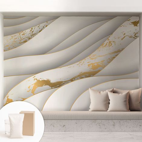 Carta Da Parati Non Tessuto - Con Colla Gratuita - Con Motivi Moderni - Design Elegante Per Pareti Modelli dinamici 208x146 cm (1/5)