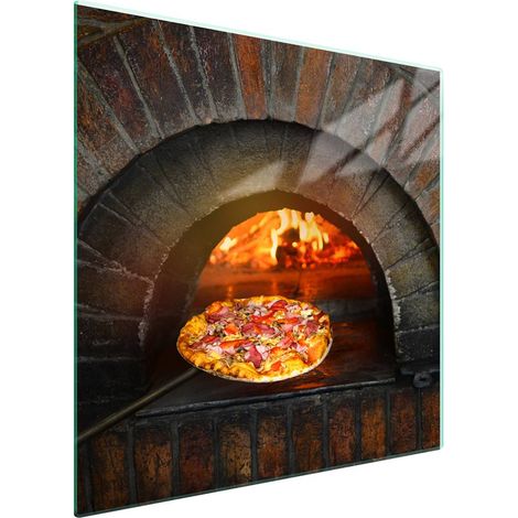 Piastra protettiva in vetro per piano cottura 50x52 Pizza (1/5)