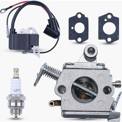 Carburateur Tronconneuse pour Stihl 017 018 MS170 MS180 MS 180 Tronçonneuse Pièces Bobines d'Allumage Joint Bougie d'Allumage Remplacer OEM 1130-120-0603 (1/5)