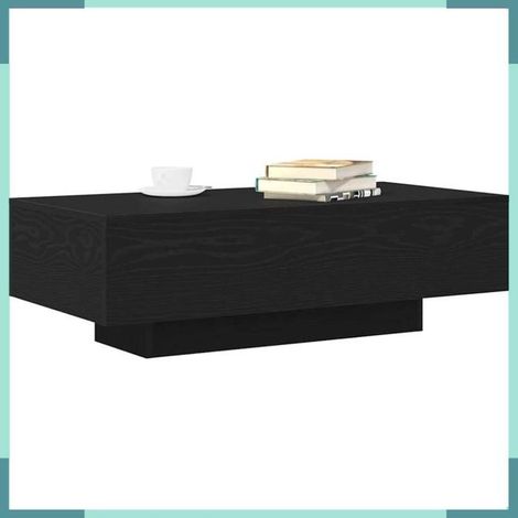 Table basse - 862573 - Chêne noir - Bois d'ingénierie - 100 x 49,5 x 31 cm (1/5)