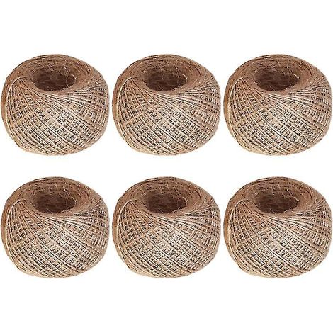 6 Stück Bastel-Juteseil