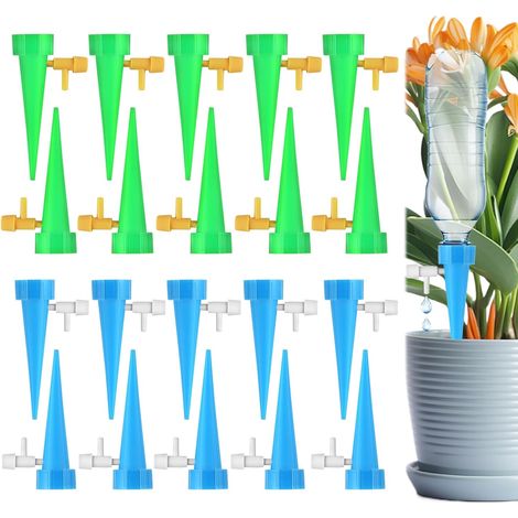 20 Pcs Automatic Sprinklers Plants Irrigation System Drip Irrigation Kit with Adjustable Valve for Balcony Garden Indoor Plants and Flower Pots (1/5)