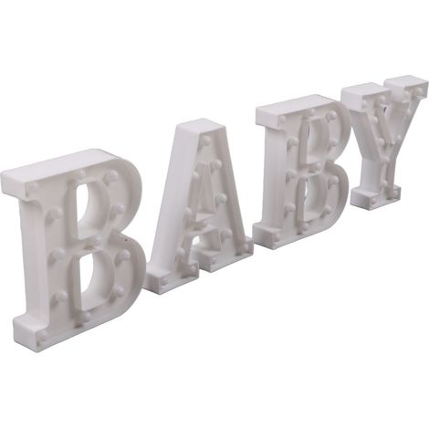 Ensemble de guirlandes lumineuses BABY, blanc chaud romantique, grande guirlande lumineuse LED BABY fonctionnant sur piles, décoration lumineuse pour mariage ou fête. (1/5)