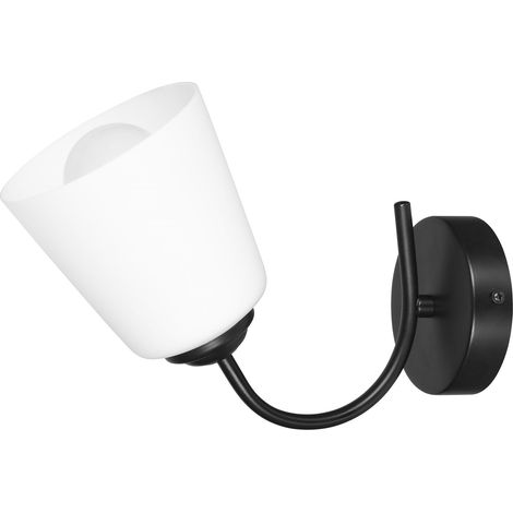 Activejet AJE-ALMA Aplique de pared negro cónico elegante (1/5)