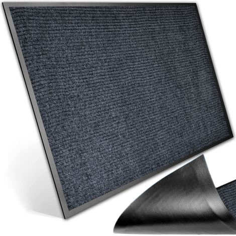 Tapis d'entrée pour chaussures, en caoutchouc absorbant, grand format, 90 x 150 cm (1/5)