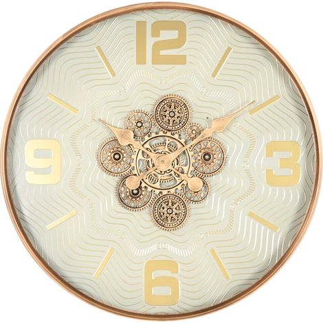 Reloj Pared Metal Cristal 60X8X60 Movimiento (1/4)