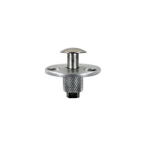 Piton douille à collerette pour plage bois + 3 vis (lot de 4)