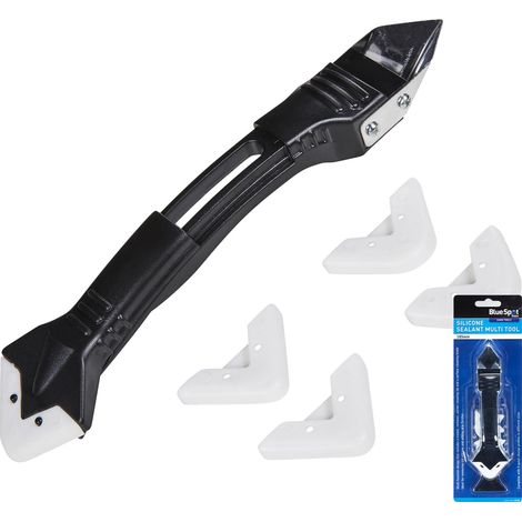 Bluespot Silicone Sealant Multi Trowel Remover Corner Cleaning Tool 185mm (1/3)
