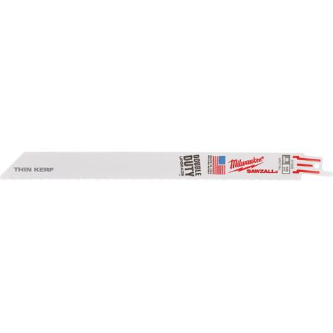 Lame de scie Milwaukee bimetal 150mm 14 TPI pack de 5 (1/2)