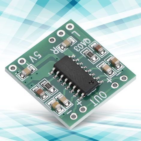 Module Amplificateur Audio Numérique Type D 6 Pièces 3W+3W Ultra Compact Alimentation 2,5V-5,5V (1/5)