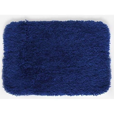 Alfombra de baño de microfibra HIGHLAND 55x65 cm azul marino Spirella