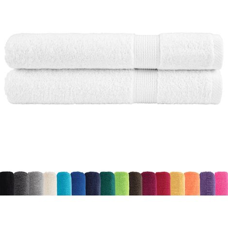 Serviettes de sauna de qualité supérieure SOLUND 2 pcs blanc