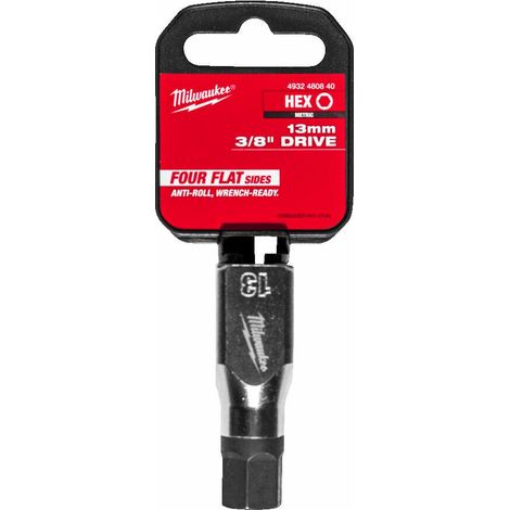 Douille Milwaukee 3/8 avec clé Allen de 13 mm (1/2)