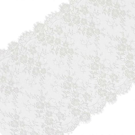 Nappe en dentelle à fleurs, 75 x 300 cm, décoration de table. (1/5)