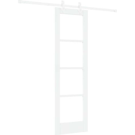 Maison Exclusive - Schiebetür Weiß 61 x 198,5 cm Massivholz Kiefe