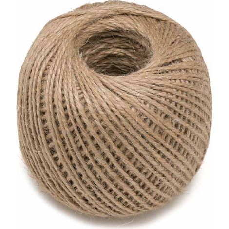 TERRE JARDIN - Bobina de cuerda de yute natural (1/4)