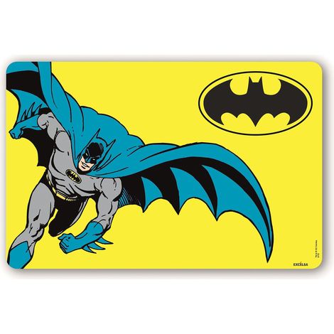 Excelsa Batman Tovaglietta, Giallo, Spessore: mm. 0,5, 44 x 29 cm (1/3)