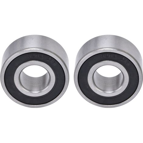 Lot de 2 roulements à billes à double rangée, haute vitesse, fabrication de qualité supérieure, fournitures industrielles pour machines agricoles 3202-2RS (1/5)