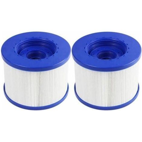 Lot de 2 Cartouches Filtre Spa a Visser, Filtre à Vis pour Spa Gonflable Pas De Vis 60mm, Cartouche de Filtre Rechange pour Cosy Spa, Clever Spa et de Plus,105 82mm (1/5)