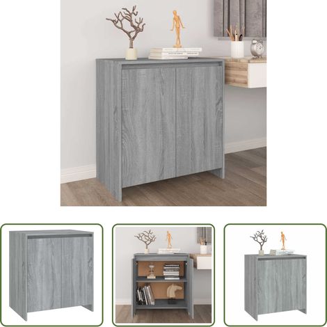 Armoire latérale - Buffet Sonoma gris 70x41x75 cm Bois d'ingénierie (1/5)