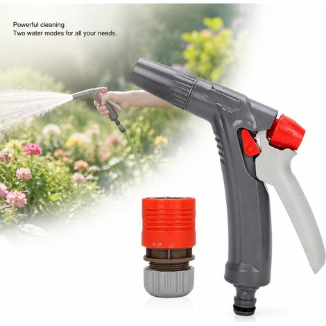 Toivize-Pistolet Arrosage EG-308 - Buse Jardin - Inox 304 & ABS - Jet Direct/Brume - Lavage Auto - Économe en Effort - Anti-Fuite (1/4)