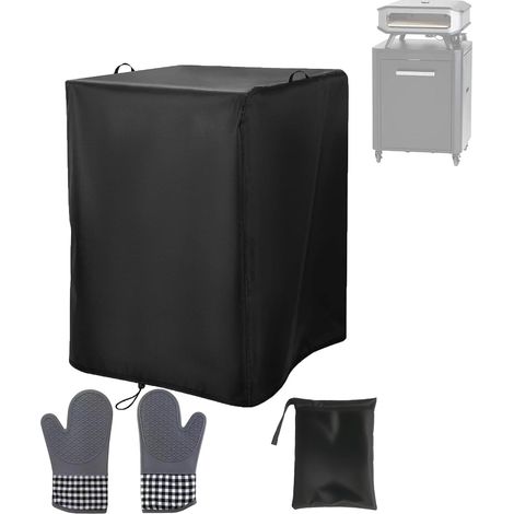 Housse de four à pizza 90347 XXL 17" Gaz 17 Housse étanche à la poussière Accessoires de four à pizza 17" 73 x 64 x 109 cm (1/5)