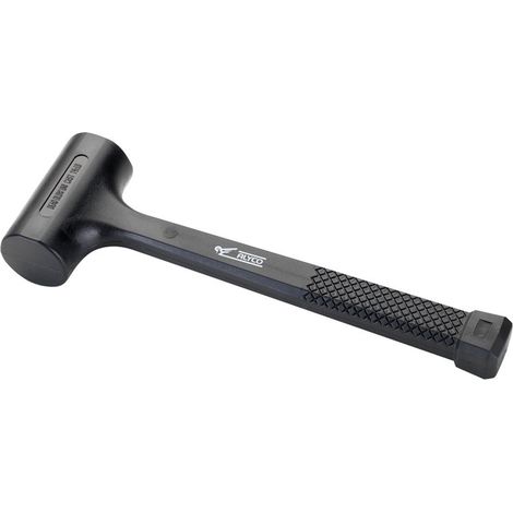 Maza Antirrebote Negra Monoblock 455 Gr