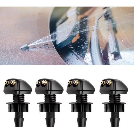 Lavaparabrisas delantero automático，boquilla universal para limpiaparabrisas，limpiaparabrisas delantero automático，limpiador de hielo (4 piezas) (1/5)