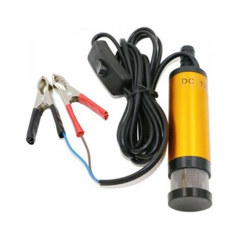Pompe submersible 12V pour le pompage de l'eau de gasoil 38mm pompe de transfert de carburant diesel d'huile d'eau Pompe submersible électrique de pompe à essence de CC de pompe diesel (1/5)
