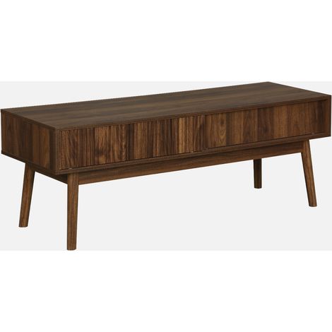 Mueble TV escandinavo efecto madera, 115cm (1/5)
