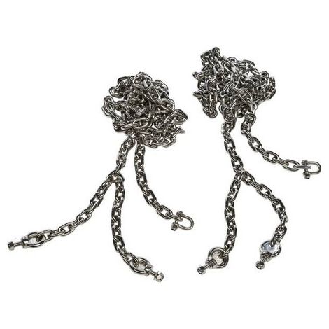 ENSEMBLE de chaînes galvanisées 5mm 1,8m (1/4)