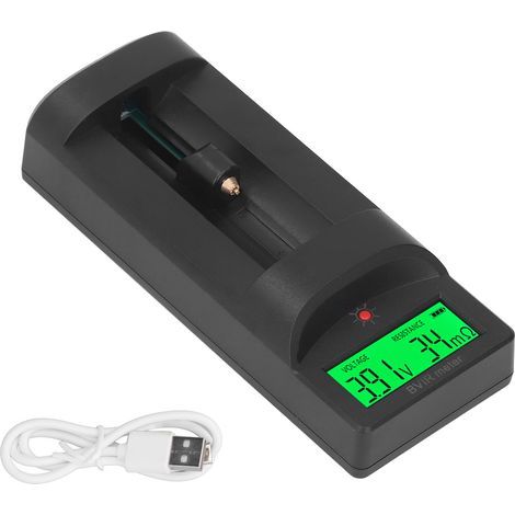 Peacefair – testeur de tension de batterie au Lithium, écran LCD, compteur de résistance interne, batterie intégrée (câble de chargement hôte) (1/5)