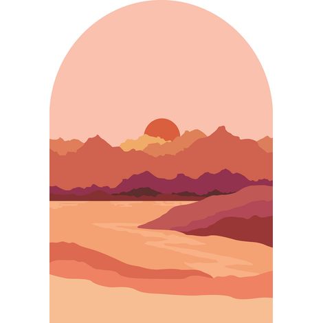 Stickers Arche - Tendance - 90 x 130 cm - Adhésif MAT (1/2)
