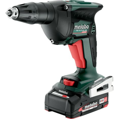 Metabo Akku-Trockenbauschrauber TBS 18 LTX BL 5000 metaBOX 145 L 18V 2x2Ah Li-Power + SC 30