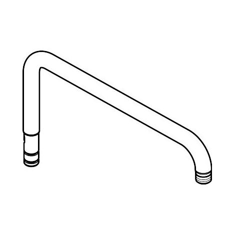 Bras de douche pour showerpipe Chroma Select chrom