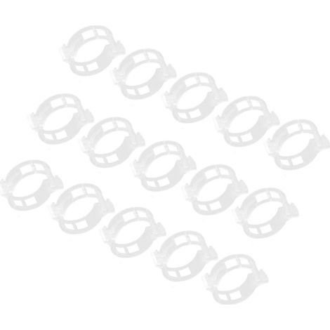 200pièces Clips De Jardin pour Plantes Grimpantes Légumes Et Tomates Supports Plastique pour Treillis à Tomates Clips pour Vignes (1/5)