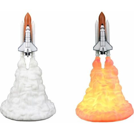Lampe fusée Veilleuse navette spatiale (1/4)