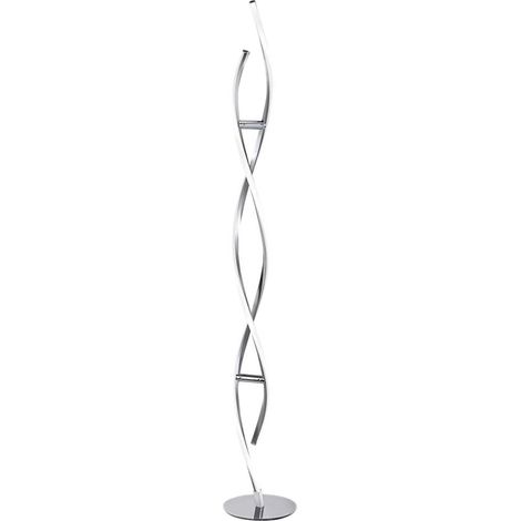 Lampadaire LED design incurvé salon lampadaire d'éclairage dimmable Paul Neuhaus 9140-55 (1/5)