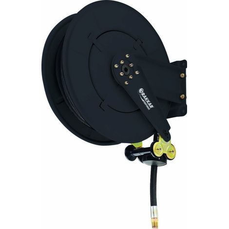 Enrouleur de tuyau gasoil/GNR automatique fixe avec raccord 1' - DRAKKAR - 56332