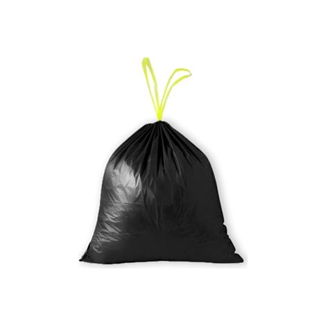Sac avec lien coulissant 50 l noir (33 microns) résistant