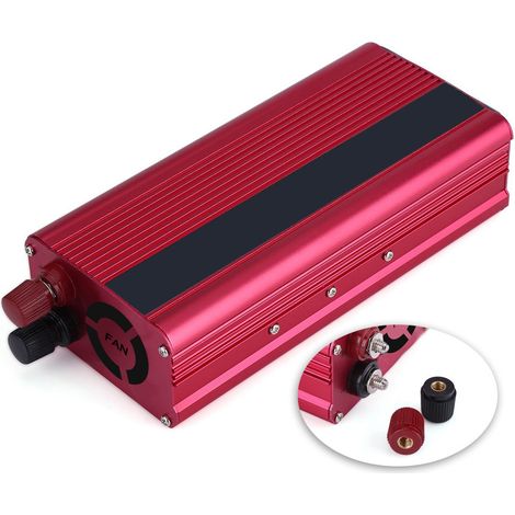 Convertisseur de courant pour voiture 2000 W CC 12 V vers CA 110 V avec adaptateur de chargeur USB (1/5)