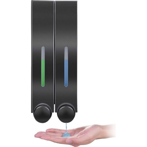 Dispensador de jabón de pared - Loción de ducha, champú, gel - Adecuado (1/5)